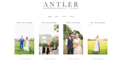 Desktop Screenshot of antlerweddings.com